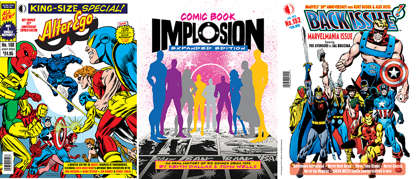 IN PREVIEWS NOW: Back Issue #152, Alter Ego #188, Comic Book Implosion ...