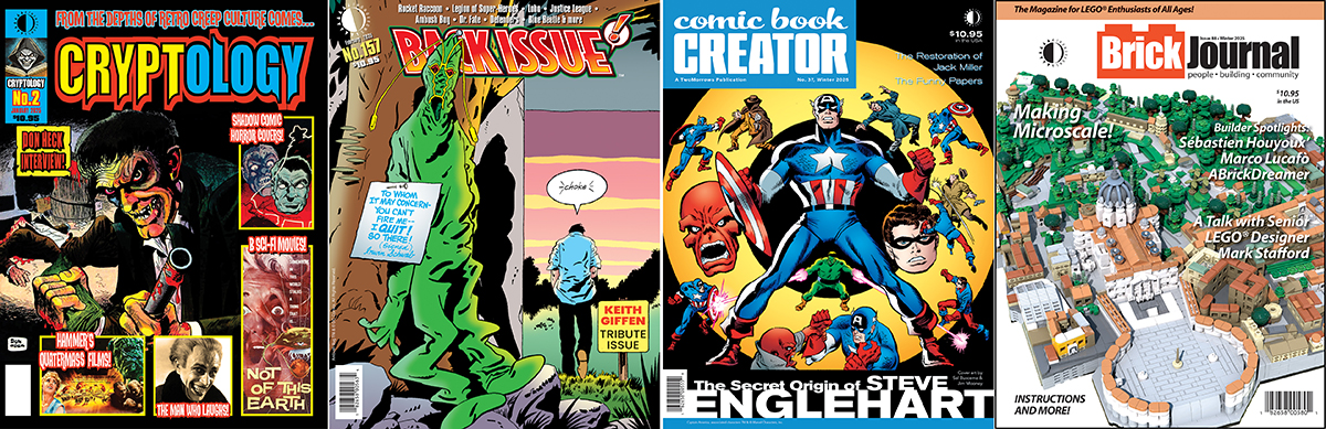 IN PREVIEWS NOW: Back Issue #157, Cryptology #2, Comic Book Creator #37 ...